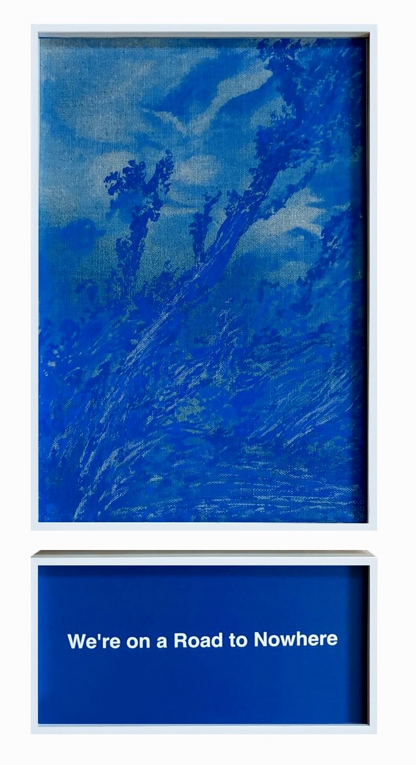 #3 Caneta acrílica sobre tela de linho colada em cartão e impressão digital - 40 x 21 - 2025